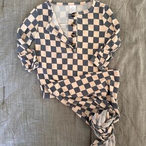Checkered Pajama Set from Lou Lou